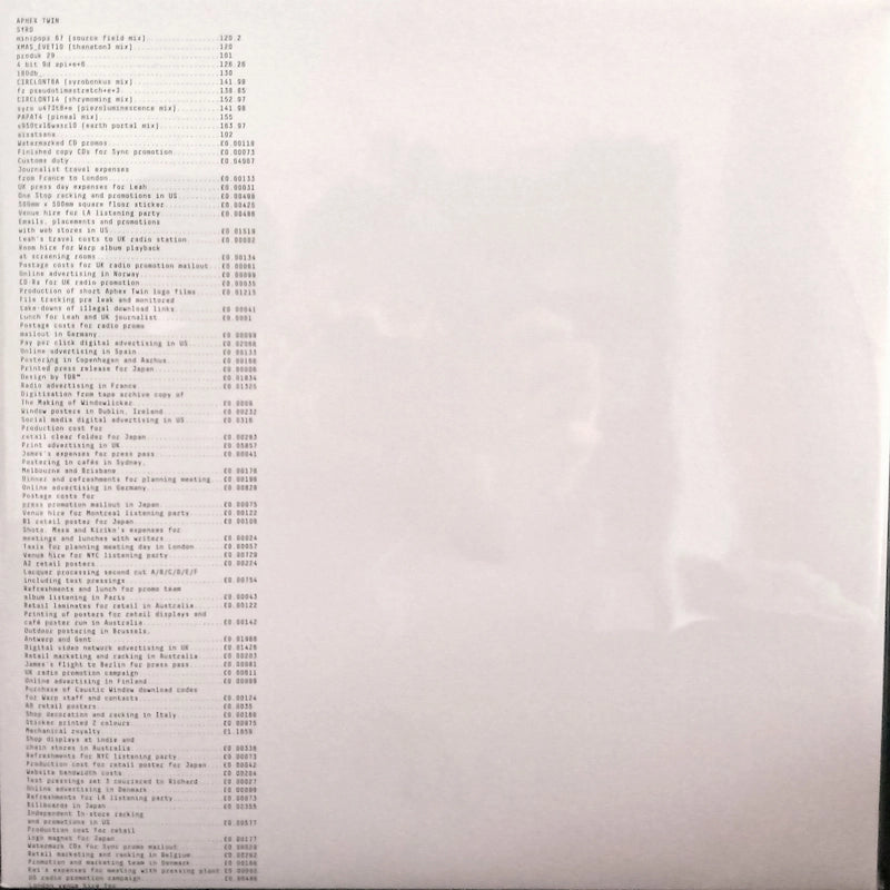 Aphex Twin – Syro Front Cover