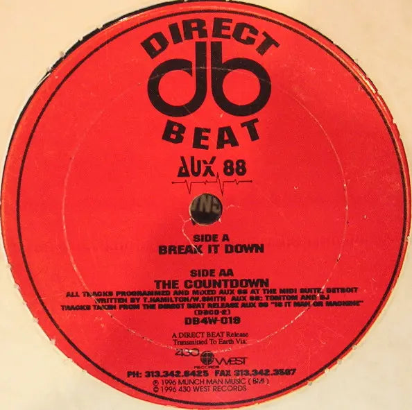 Aux 88 – Break It Down The Countdown EP A