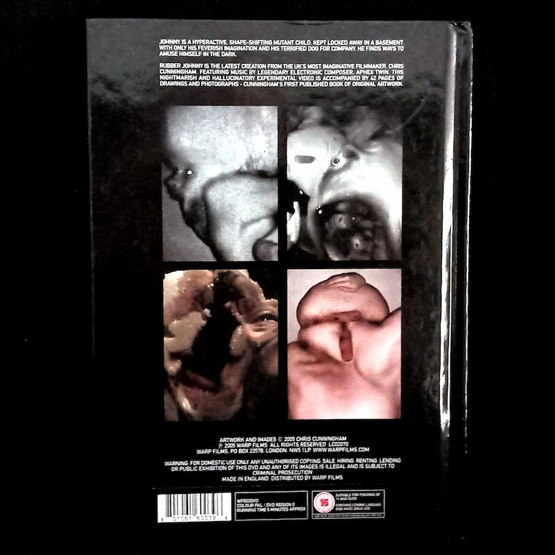 Chris Cunningham – Rubber Johnny DVD - Warp Films – WF003DVD Back