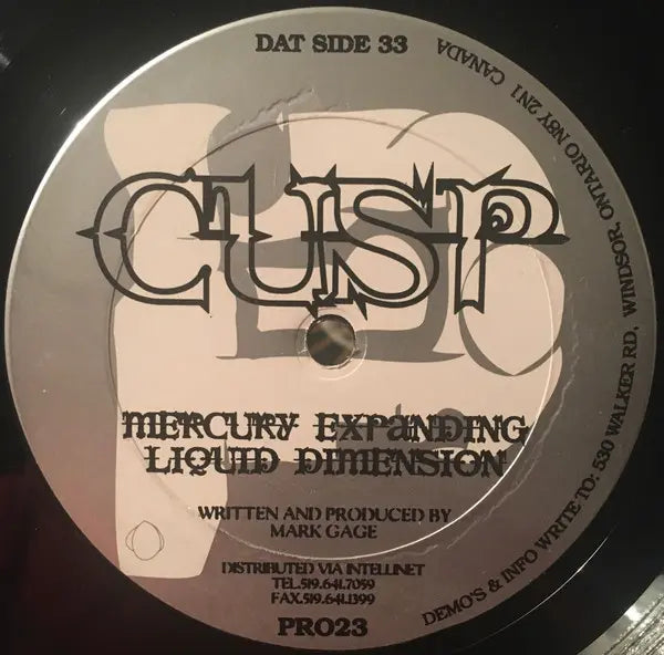 Cusp – Liquids And Metals Dat Side