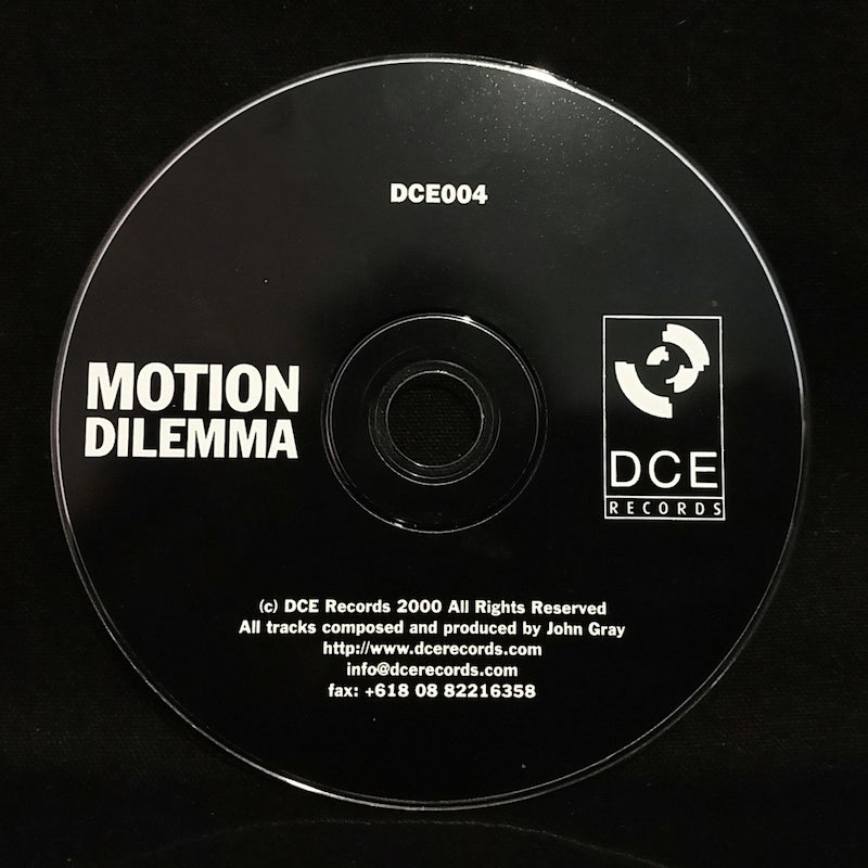 DCE – Motion Dilemma CD DCE 004 Disc