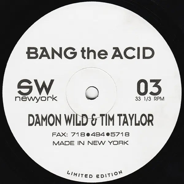 Damon Wild & Tim Taylor – Bang The Acid Side A