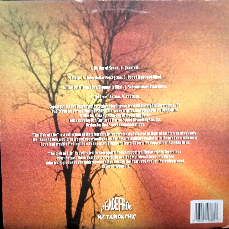 Dan Curtin – The Web Of Life Back Cover
