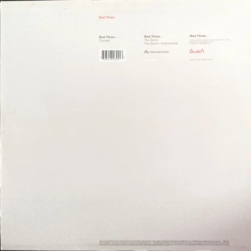 Dave Clarke – Red Three Back Cover
