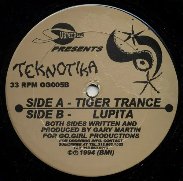 Gary Martin – Tiger Trance Side B