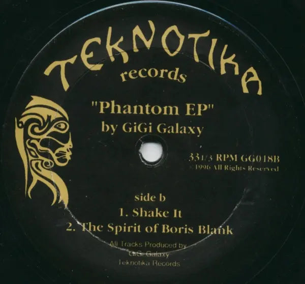 Gigi Galaxy – Phantom EP Label Side B