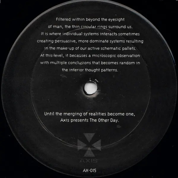 Jeff Mills – The Other Day EP side b