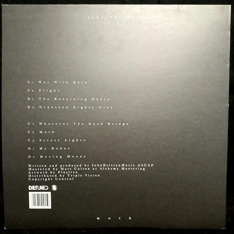 John Beltran – Moth Back Cover