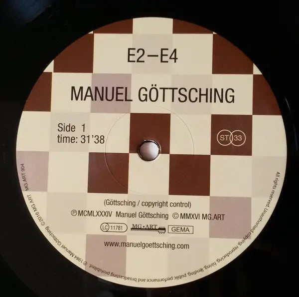 Manuel Göttsching – E2–E4 Reissue Side 1