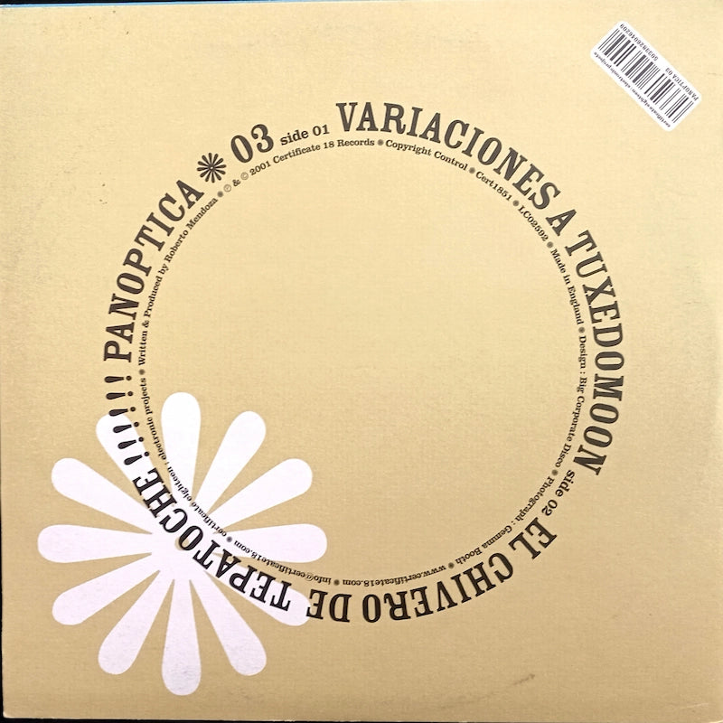 Panoptica – 03/04 Black Vinyl 10inch - Certificate 18 – CERT1851