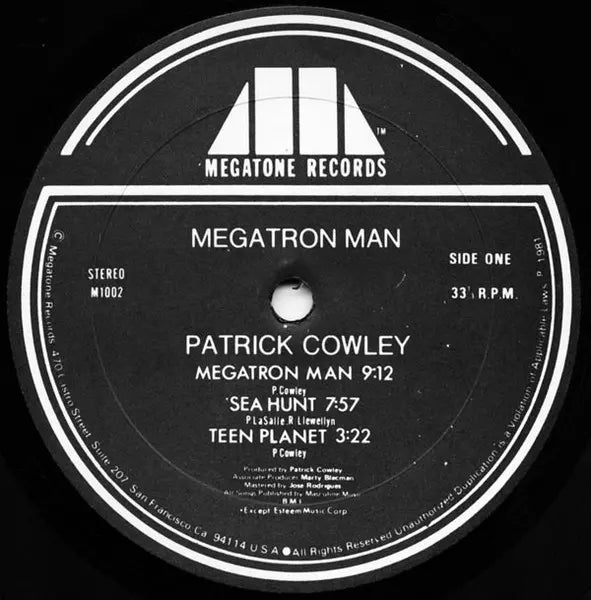 Patrick Cowley – Megatron Man Side 1