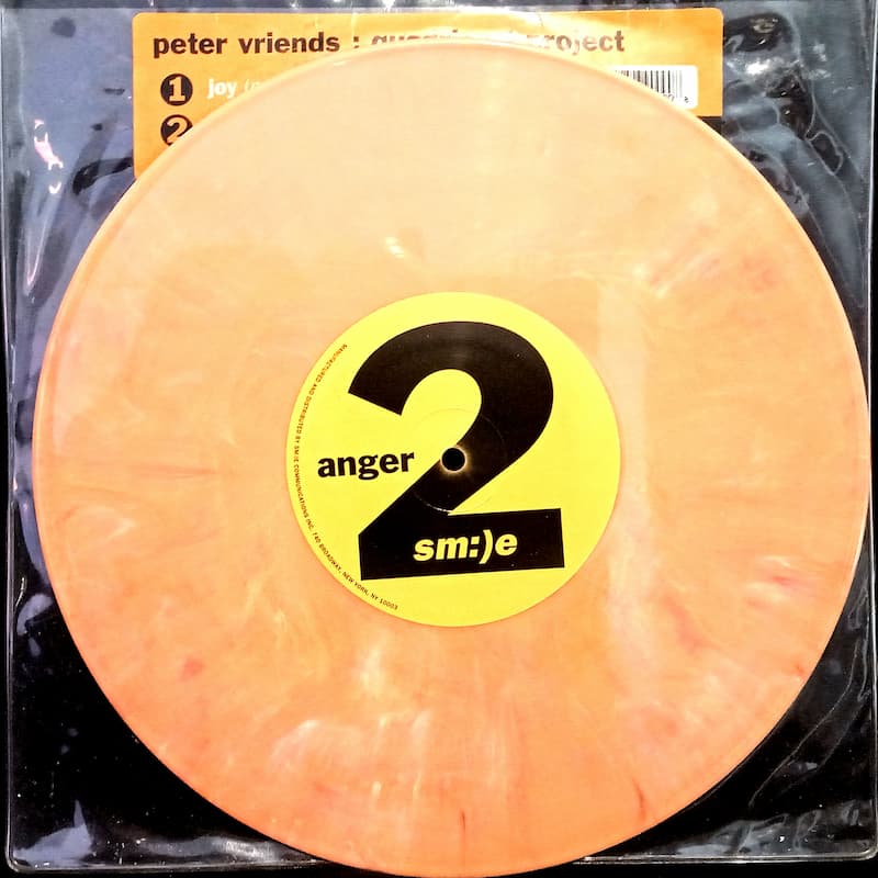 Peter Vriends : Quadripart Project – Joy Ltd Edition Orange Marbled Vinyl 10-inch Side 2