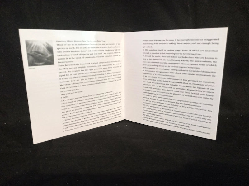 Reload – A Collection Of Short Stories Ltd Edition Yellow Translucant Vinyl Book open