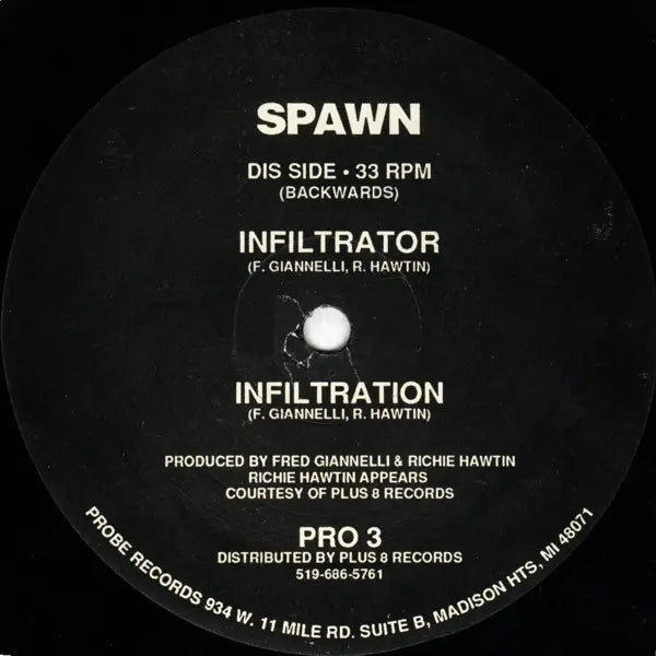 Spawn – Infiltrator Black Vinyl - Probe PRO3 Backwards