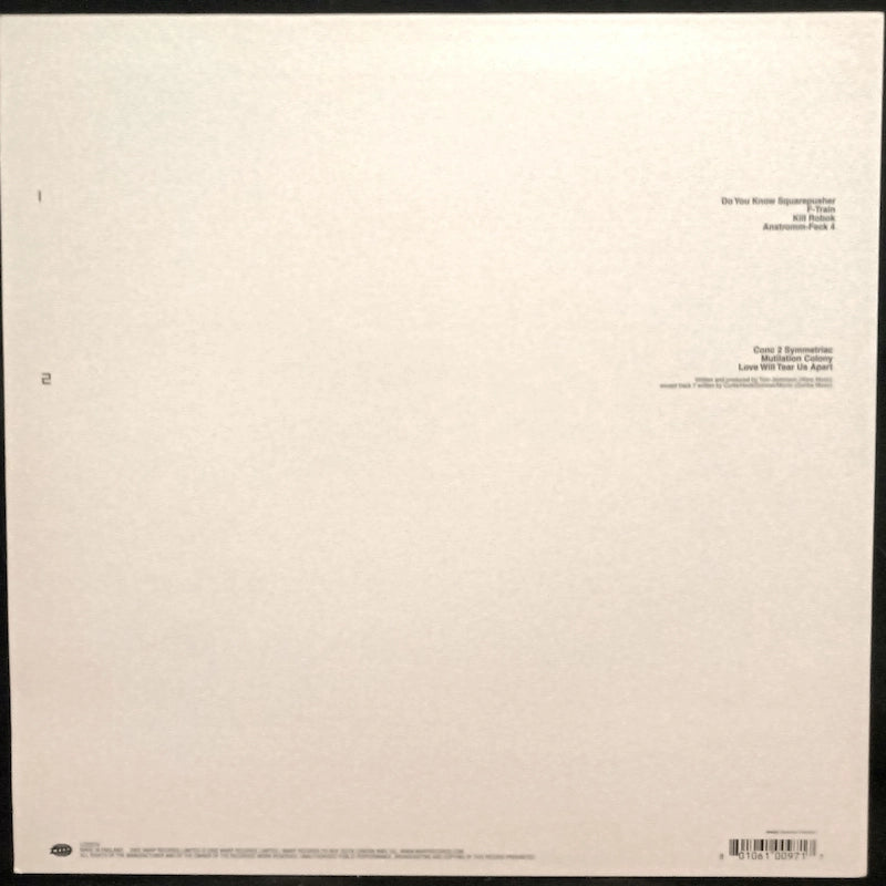 Squarepusher – Do You Know Squarepusher Back Cover