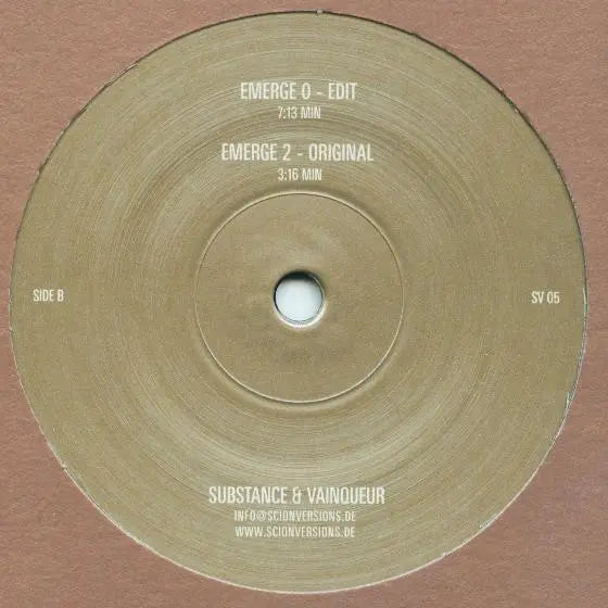 Substance & Vainqueur – Emerge SV05