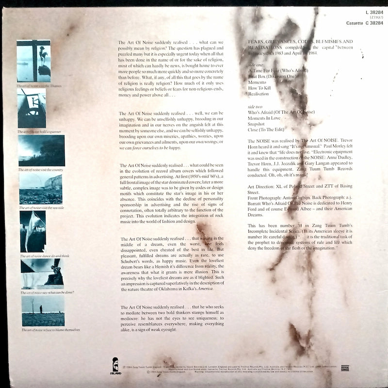 Who's Afraid Of The Art Of Noise Back Cover
