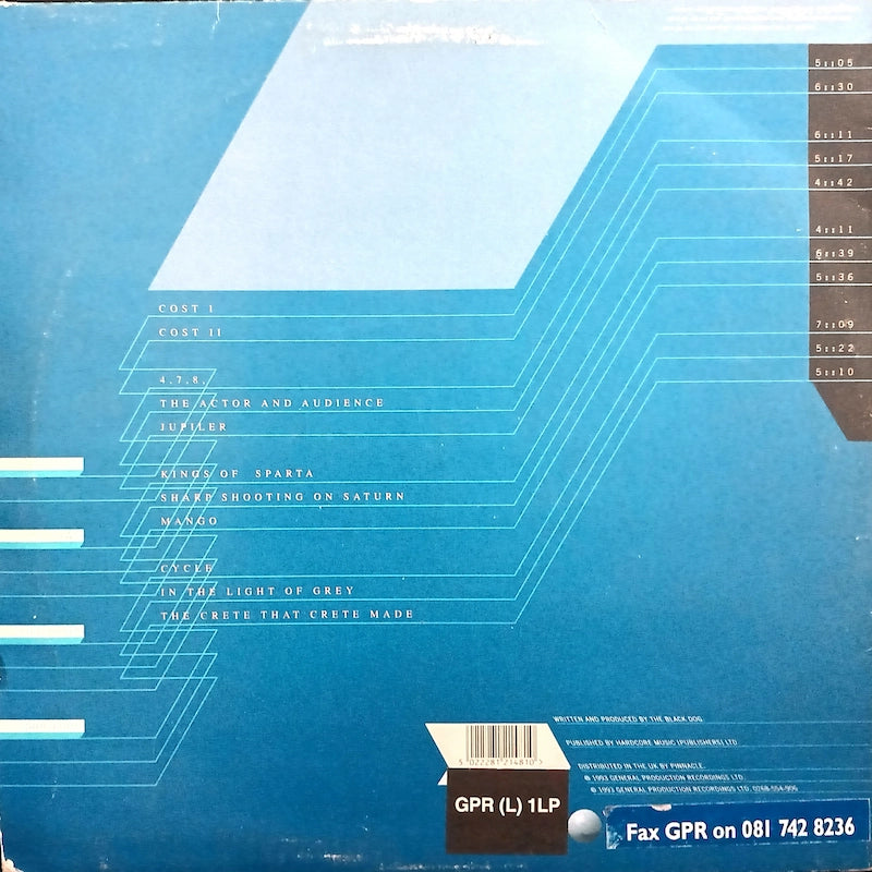 The Black Dog – Temple Of Transparent Balls Back Cover
