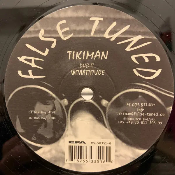 Tikiman – Dub It Witaattitude B