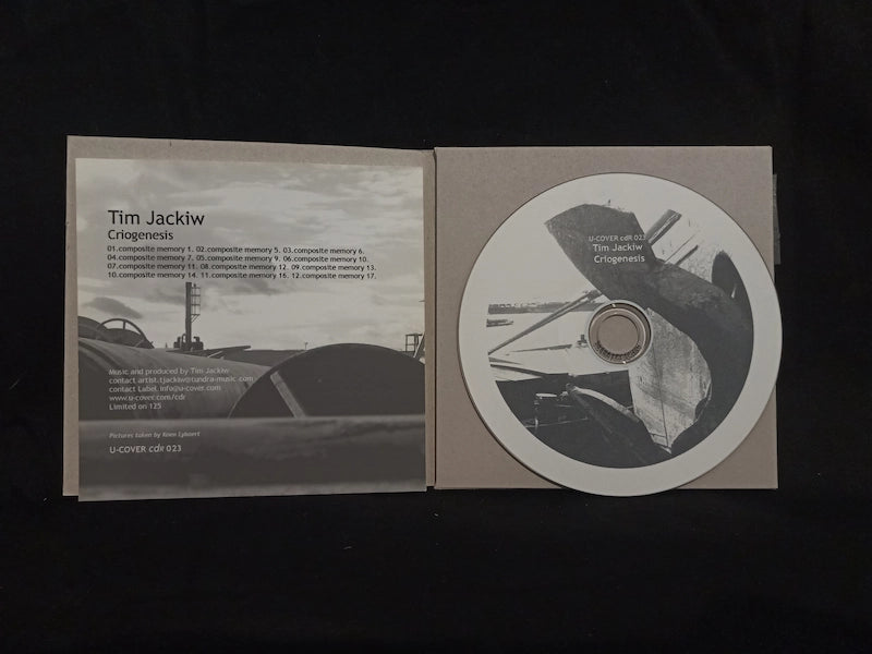 Tim Jackiw – Criogenesis CD U-CDR 023 Signed