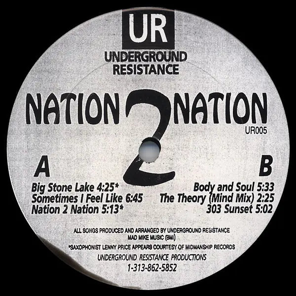 Underground Resistance – Nation 2 Nation A