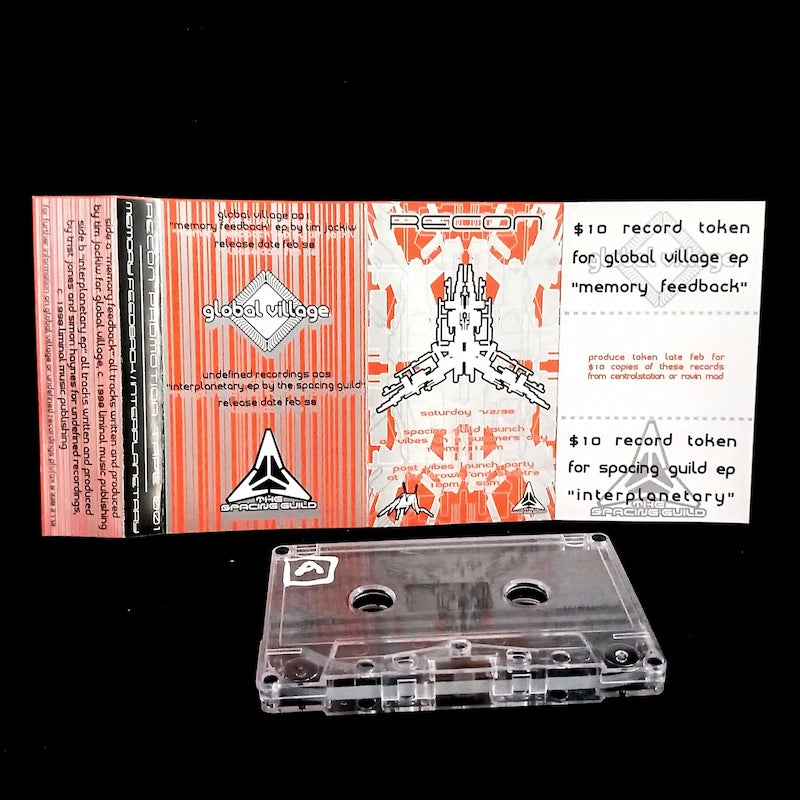 VA Global Village Promo Cassette Tape Cover