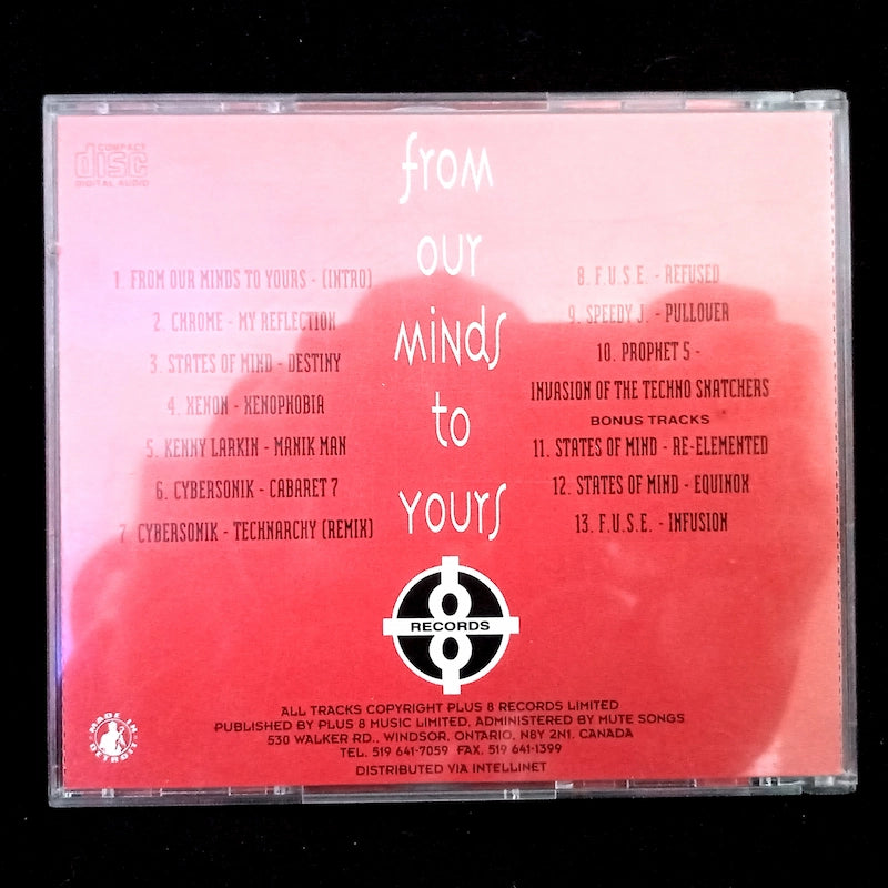 Various – +8 - From Our Minds To Yours Vol. 1 Back