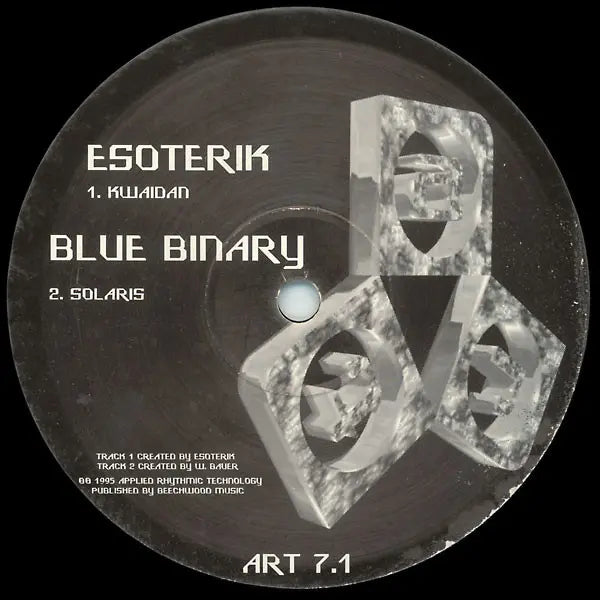 Various – ART 7.1 / B1214.1 Black Vinyl - Applied Rhythmic Technology