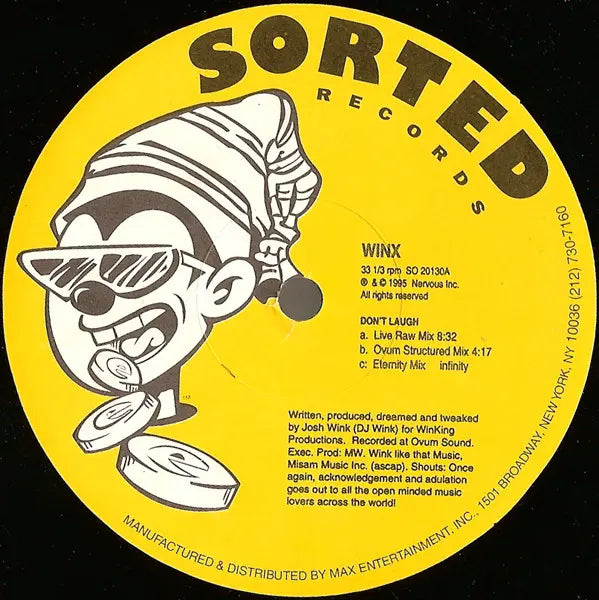 Winx – Don't Laugh - Sorted Records – Side A