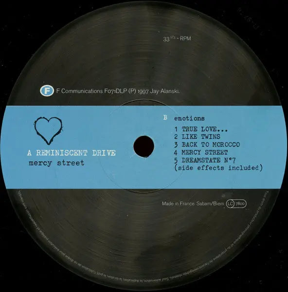 A Reminiscent Drive – Mercy Street Side B