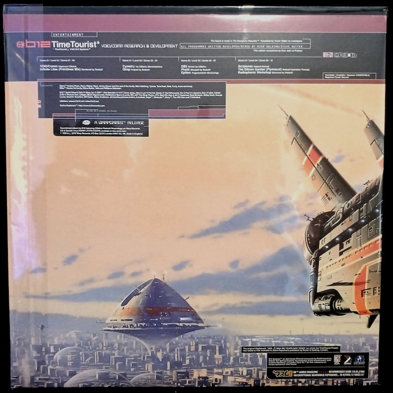 B12 – Time Tourist Ltd Edition Gold Vinyl Back Cover