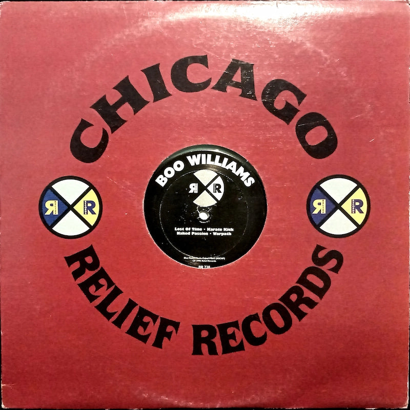 Boo Williams – Lost Of Time Ltd Edition Clear Front Cover
