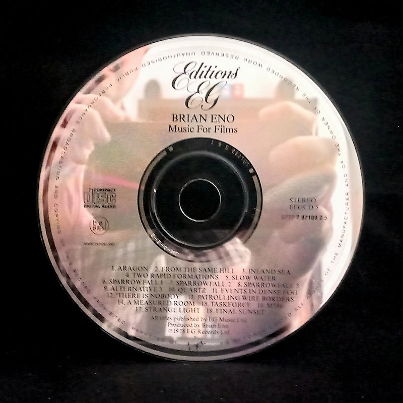 Brian Eno – Music For Films CD