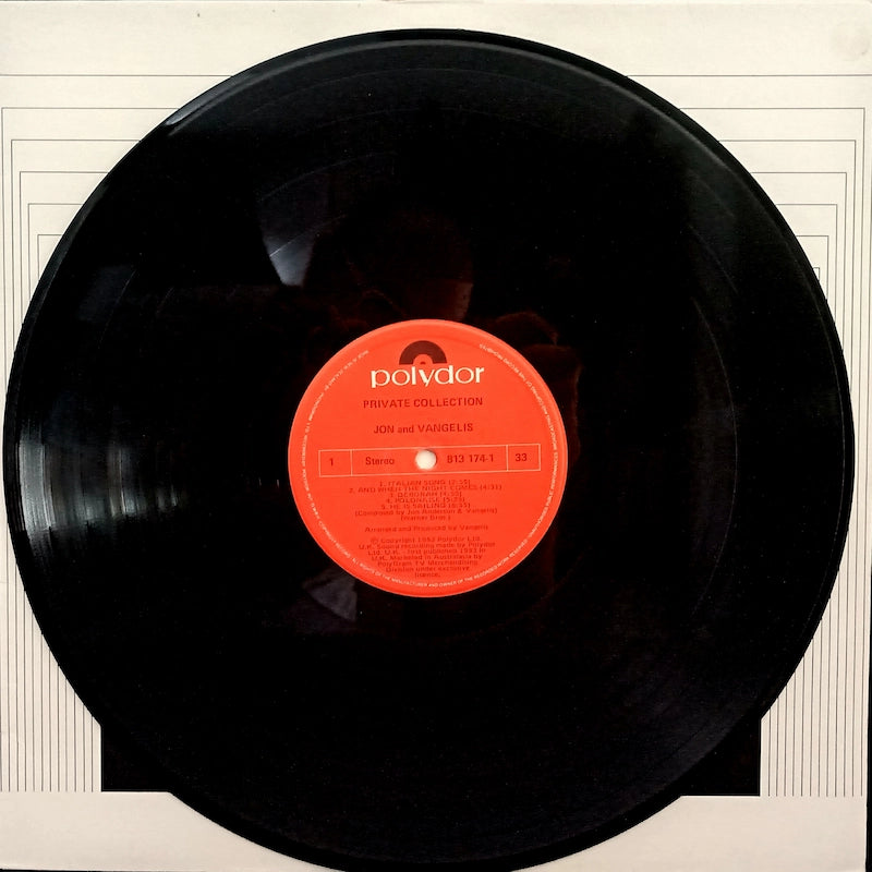 Jon And Vangelis – Private Collection Side 1