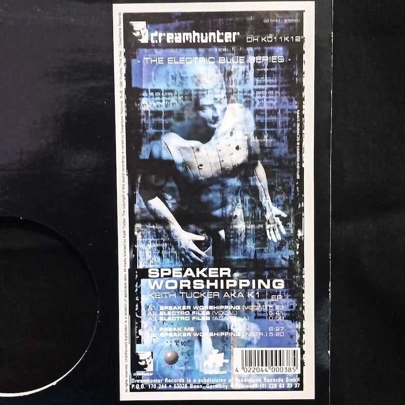 Keith Tucker aka K 1 – Speaker Worshipping EP Blue White Splatter Vinyl