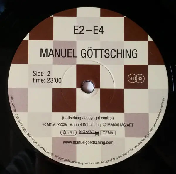 Manuel Göttsching – E2–E4 Reissue Side 2