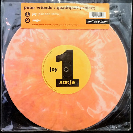 Peter Vriends : Quadripart Project – Joy Ltd Edition Orange Marbled Vinyl 10-inch Side 1