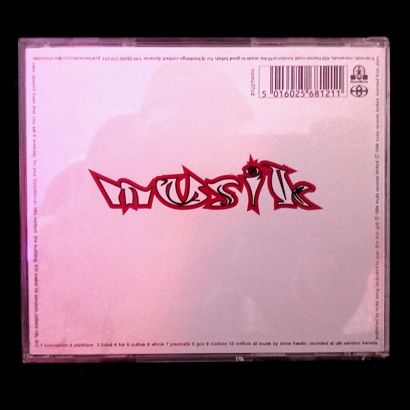 Plastikman – Musik - NovaMute – NoMu37CD Back