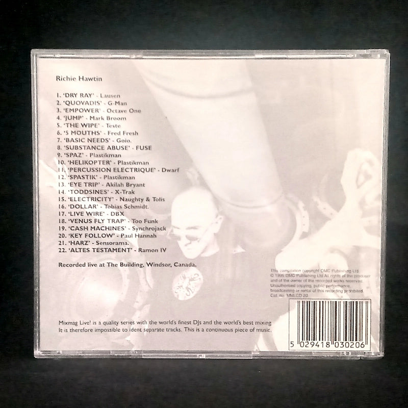 Richie Hawtin, Plastikman – Mixmag Live! Volume 20 Back