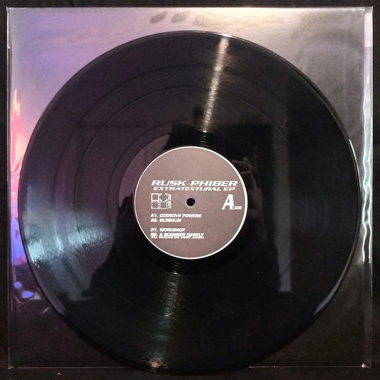 Rusk Phiber – Extratextural EP Black Vinyl Undefined Recordings UDR 012