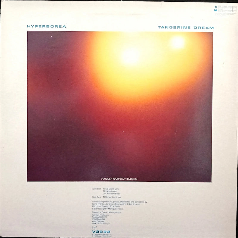 Tangerine Dream – Hyperborea Back