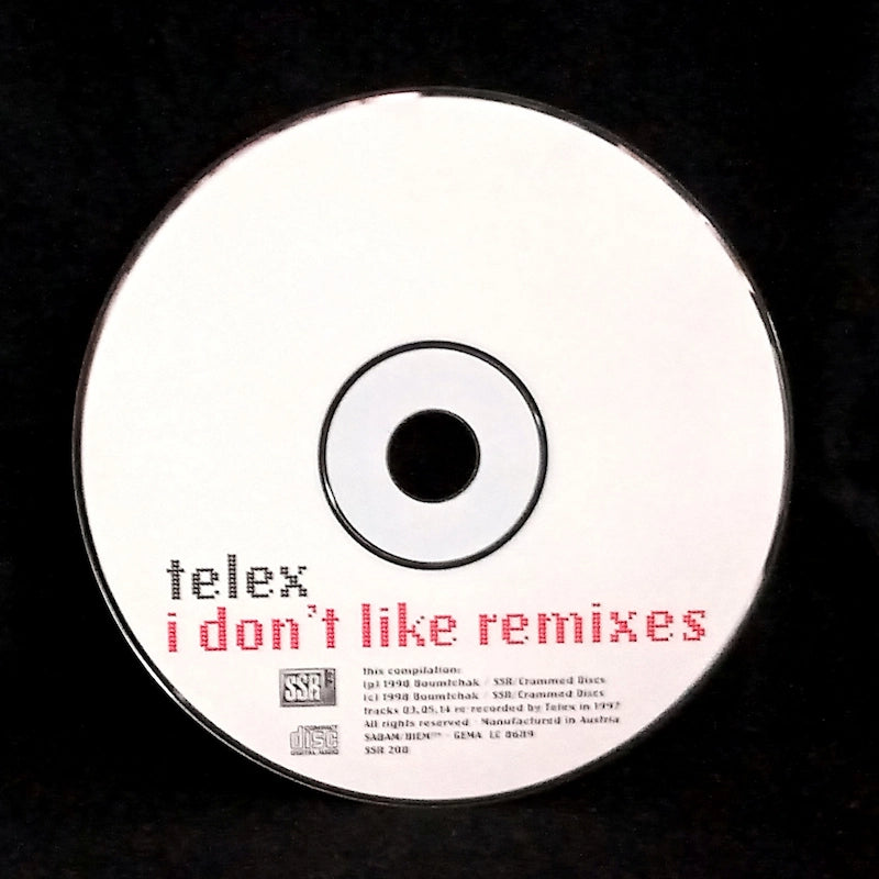 Telex – I Don't Like Remixes CD