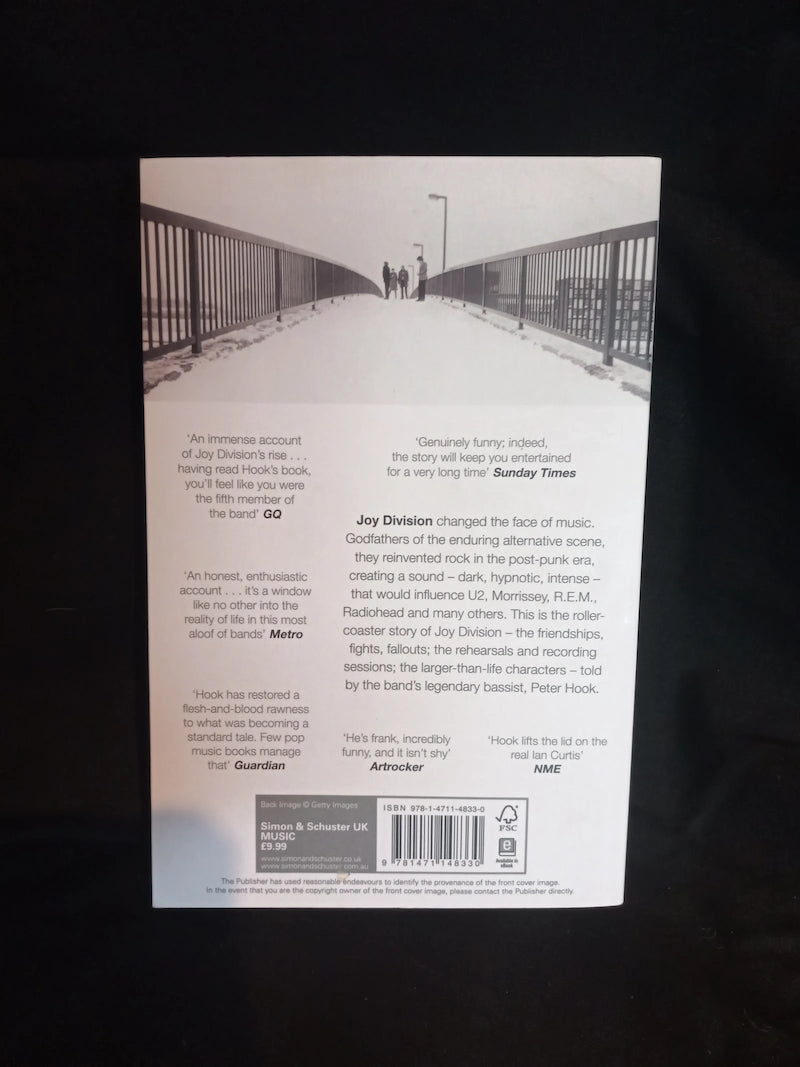 Unknown Pleasures
Inside Joy Division Back Cover